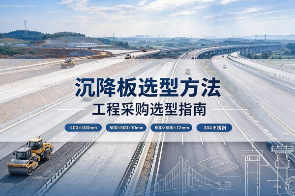 正镶白旗沉降板选择方法