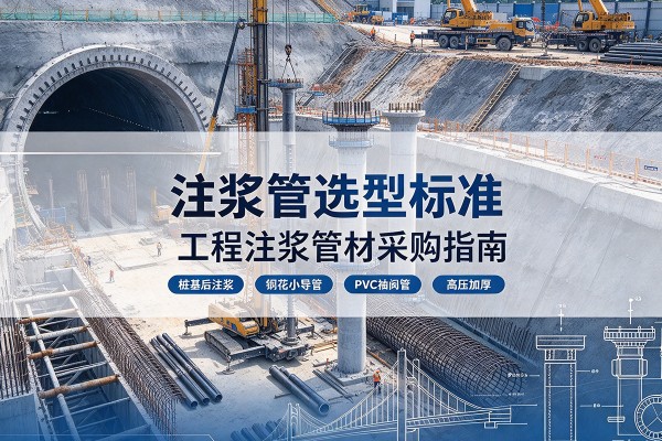 正镶白旗注浆管选型标准