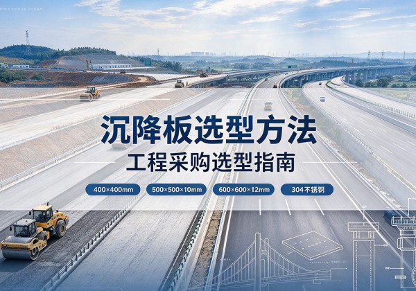正镶白旗沉降板选择方法